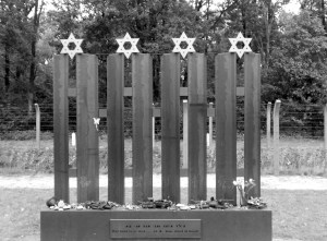 Het monument ter ere van de Kindertransporten.