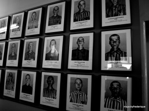 Mensen die zijn omgekomen in Auschwitz.